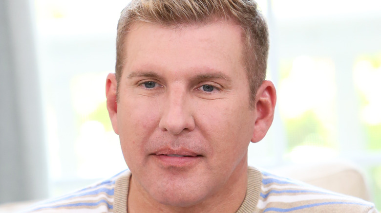 Todd Chrisley looks perturbed