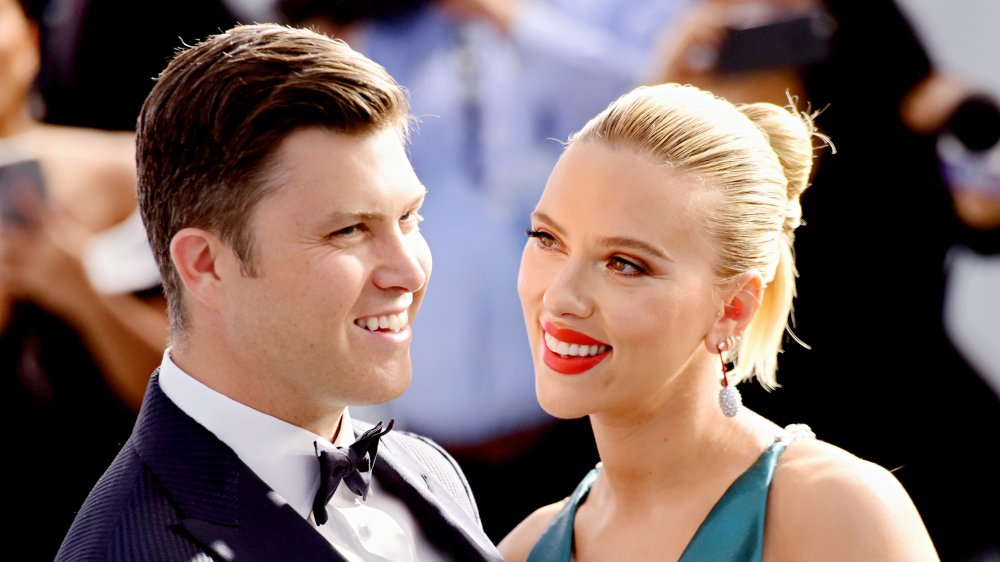 Scarlett Johansson and Colin Jost