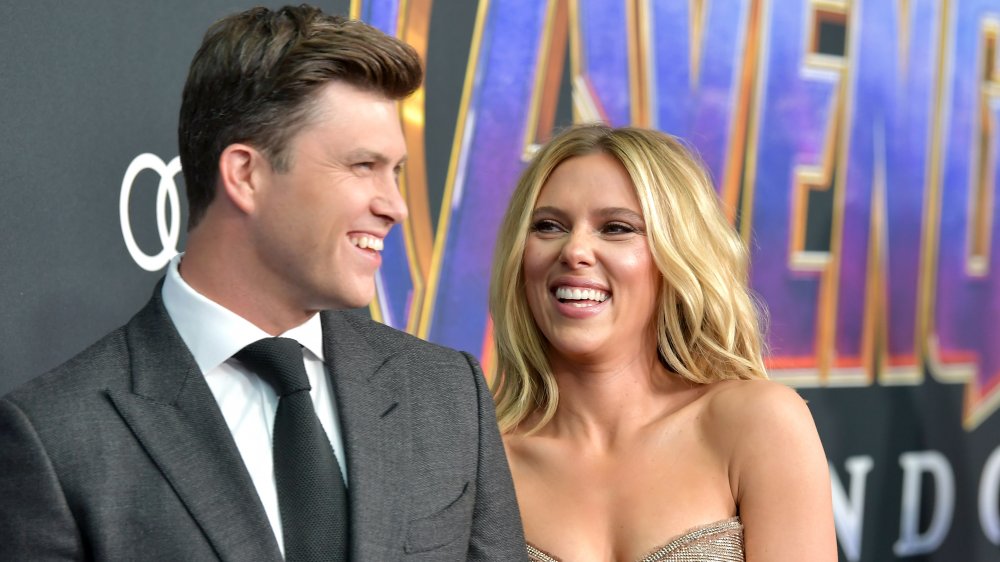 Scarlett Johansson and Colin Jost