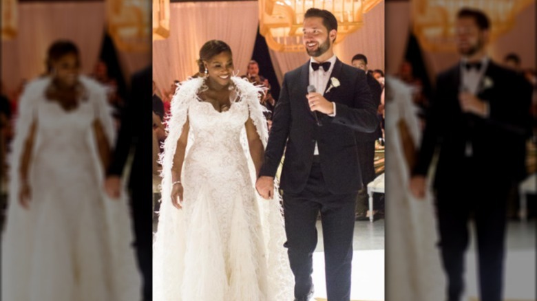 Serena Williams and Alexis Ohanian