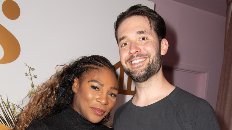 Serena Williams and Alexis Ohanian