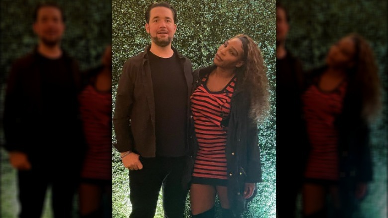 Serena Williams and Alexis Ohanian