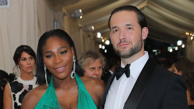 Serena Williams and Alexis Ohanian