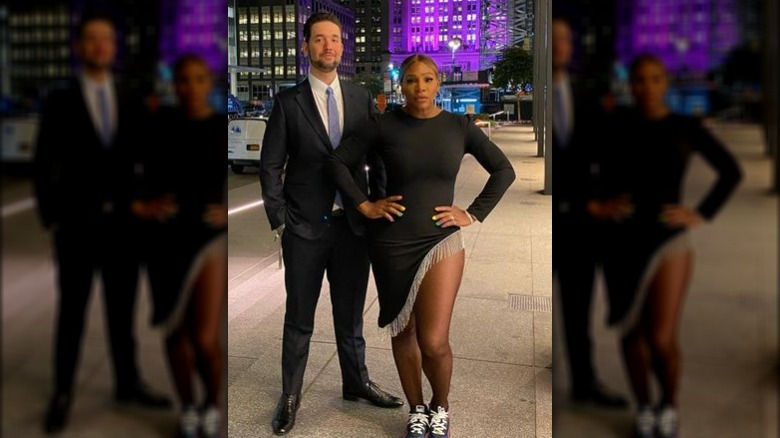 Serena Williams and Alexis Ohanian