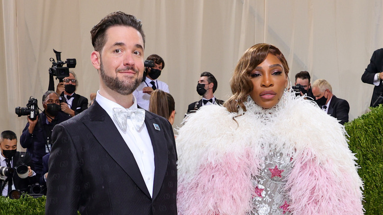 Serena Williams and Alexis Ohanian