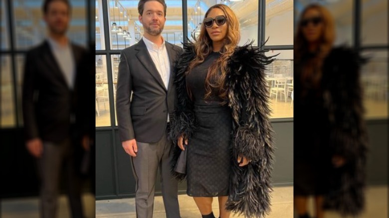 Serena Williams and Alexis Ohanian