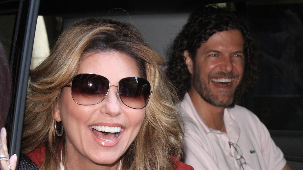 Shania Twain, Frédéric Thiébaud in car