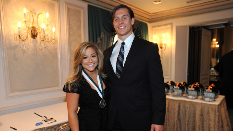 Shawn Johnson and Andrew East 