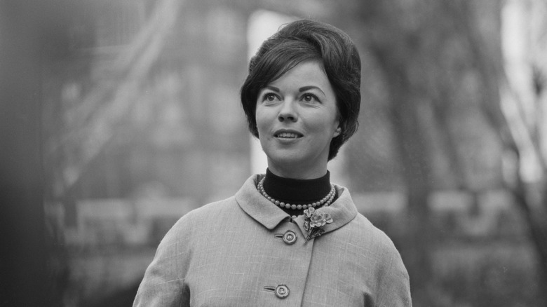 Young Shirley Temple looking confident