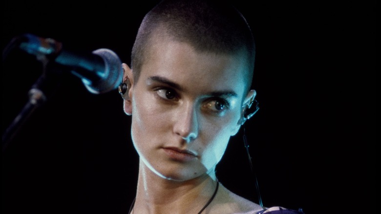 Sinead O'Connor on stage