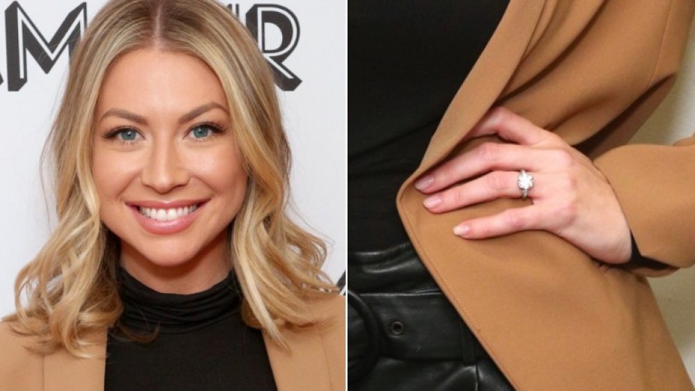 Stassi Schroeder, her stunning engagement ring