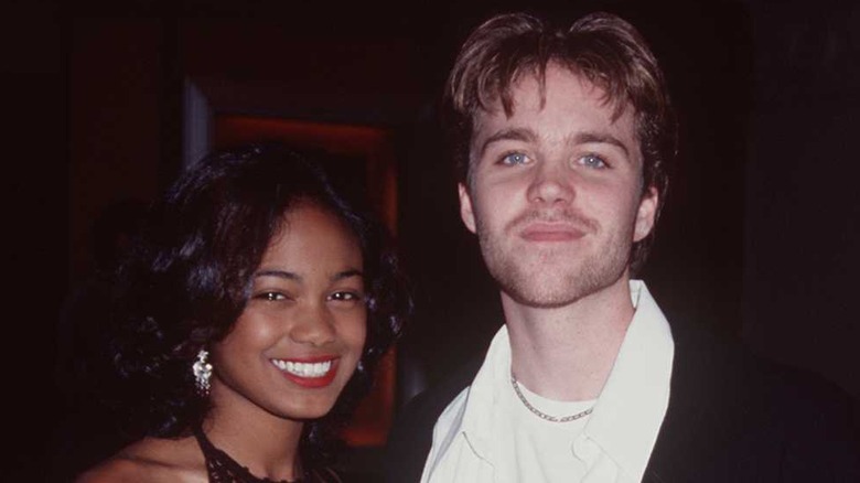 Tatyana Ali and Jonathan Brandis attend an event together