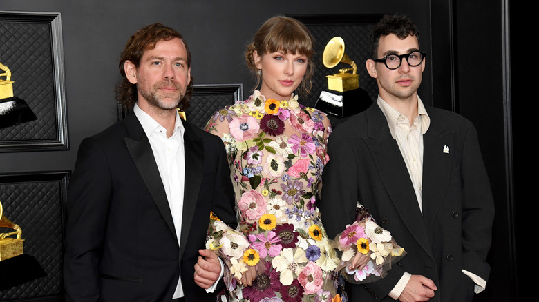 Taylor Swift and Jack Antonoff at The Grammys