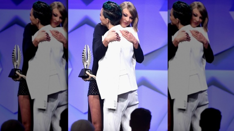 Ruby Rose and Taylor Swift and GLAAD Awards