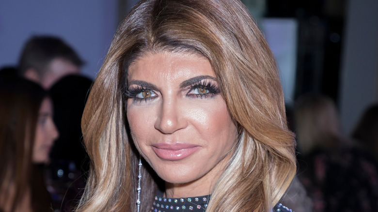 Teresa Giudice looking serious