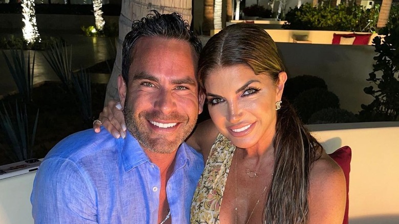 Louie Ruelas and Teresa Giudice smiling