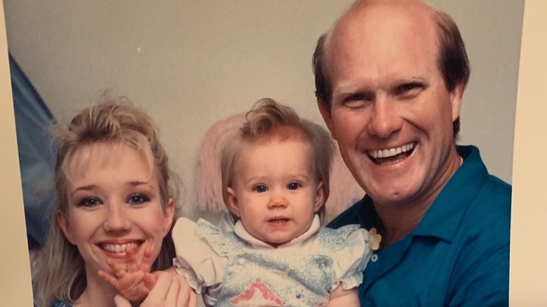 Terry Bradshaw with ex-wife and kid