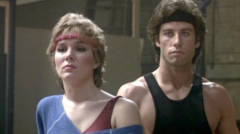 Cynthia Rhodes, John Travolta in "Staying Alive"