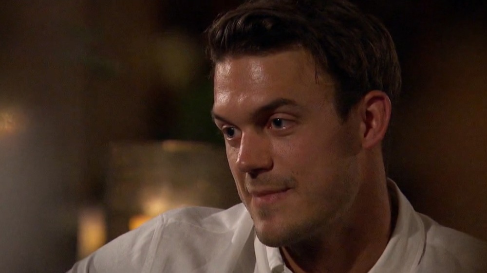 Ben Smith discussing his eating disorder on The Bachelorette