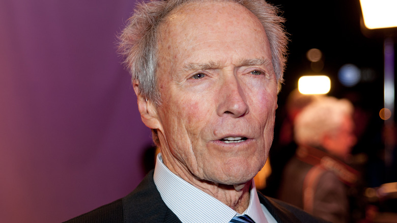 Clint Eastwood, LT Murray's grandfather, posing at an event