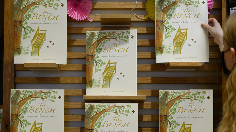 Copies of "The Bench" on display