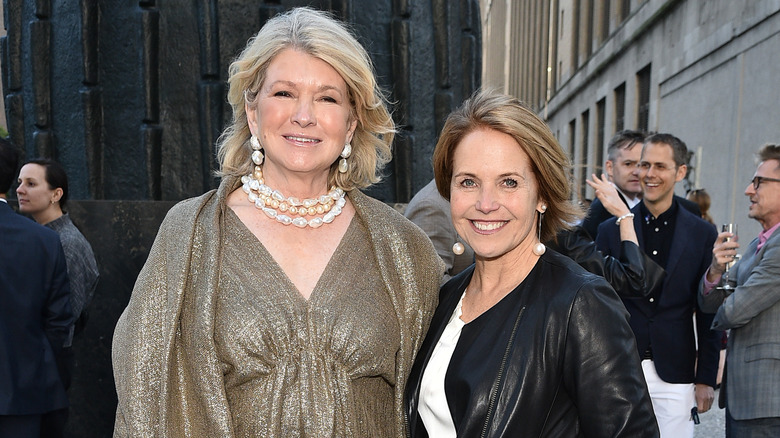 Katie Couric and Martha Stewart