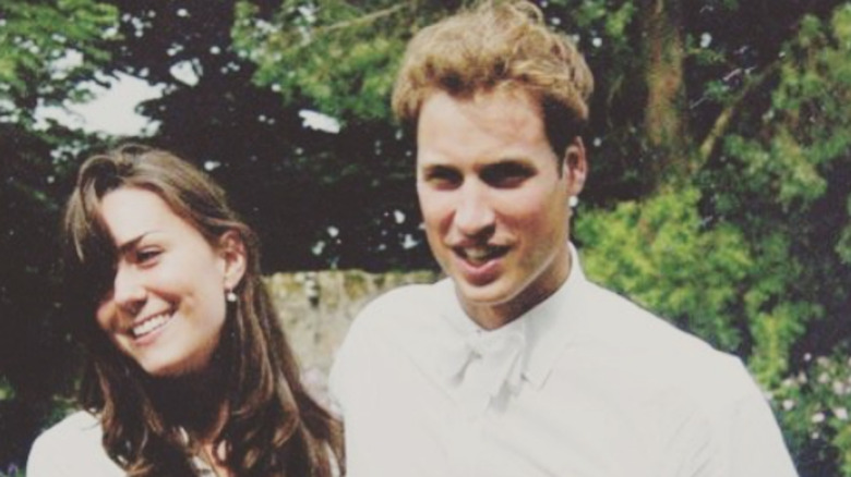 a young kate middleton and prince william