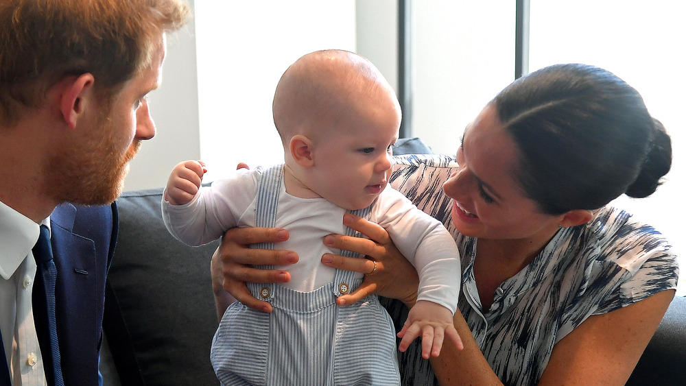 Meghan, Harry and Archie, family time