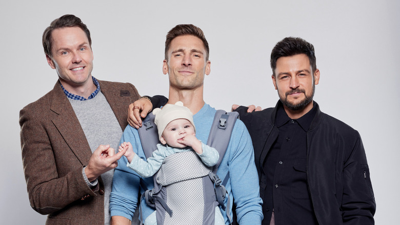 Andrew Walker and Three Wise Men and a Baby co-stars