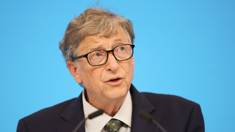 Bill Gates speaking at an event