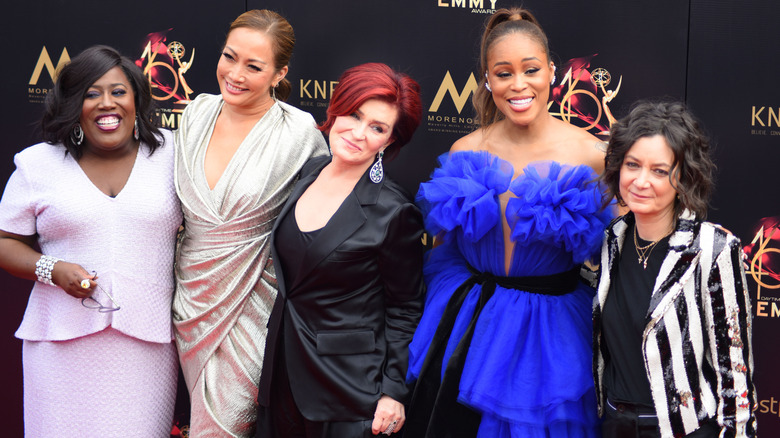 Sharon Osbourne and her The Talk co-stars on the red carpet