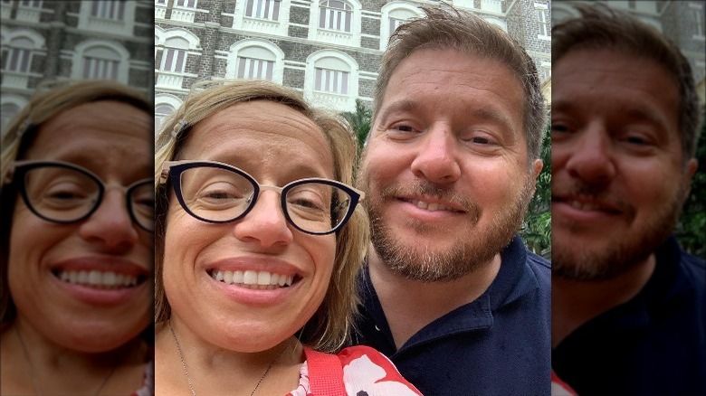 Jen Arnold, Bill Klein in a selfie