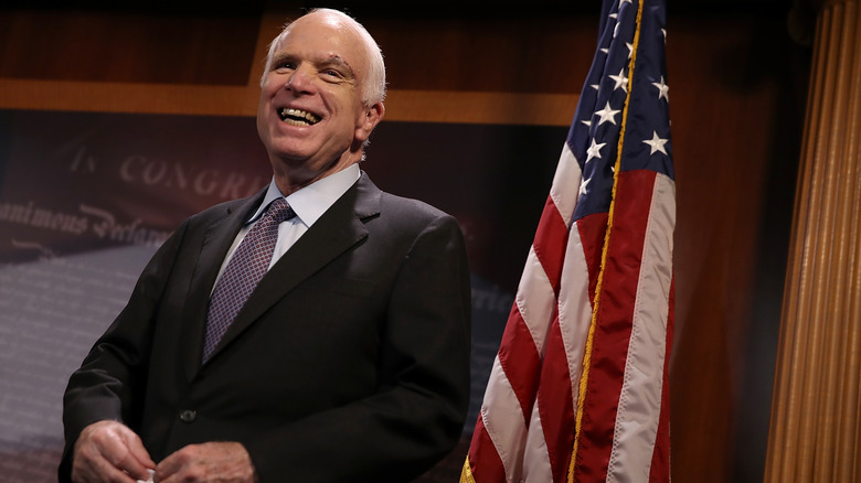 John McCain laughing