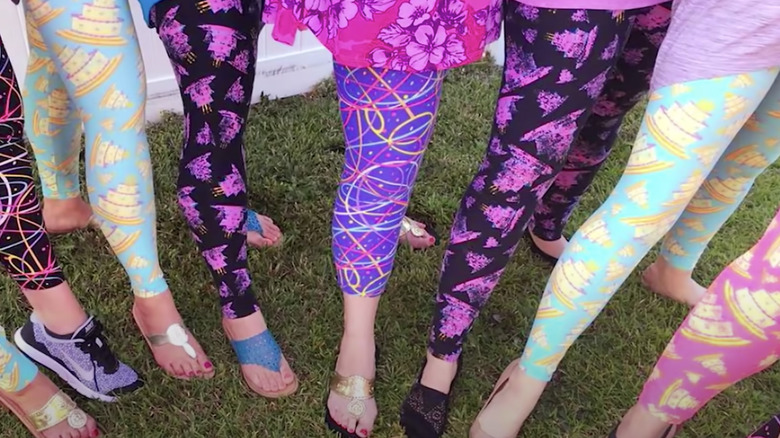 Women wearing LuLaRoe leggings