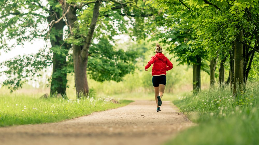 Woman jogging