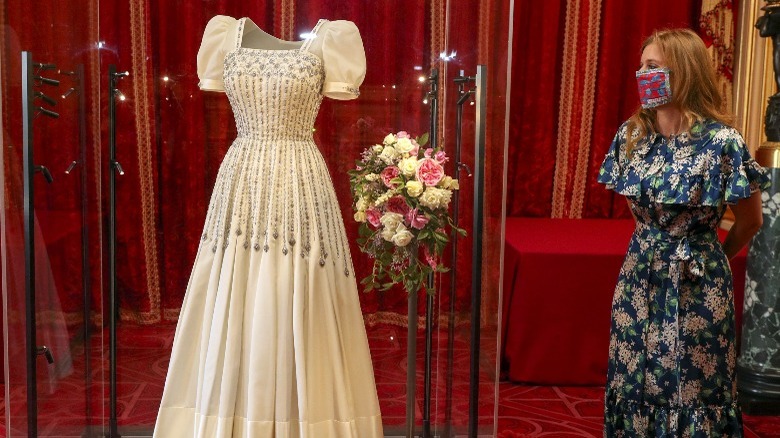 Princess Beatrice with wedding dress