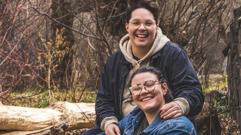 Mariah Brown and Audrey Kriss smiling