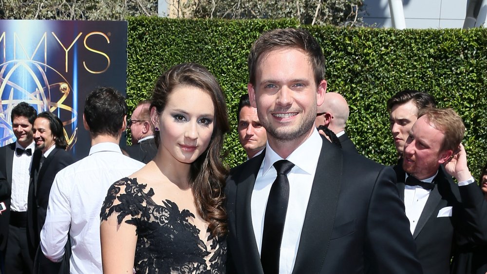 Troian Bellisario and Patrick J. Adams on the Grammy Awards