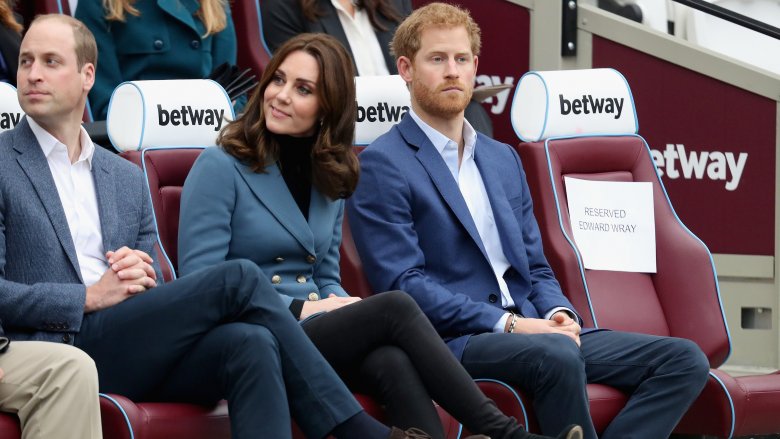 The royal family's Prince William, Kate Middleton, and Priince Harry