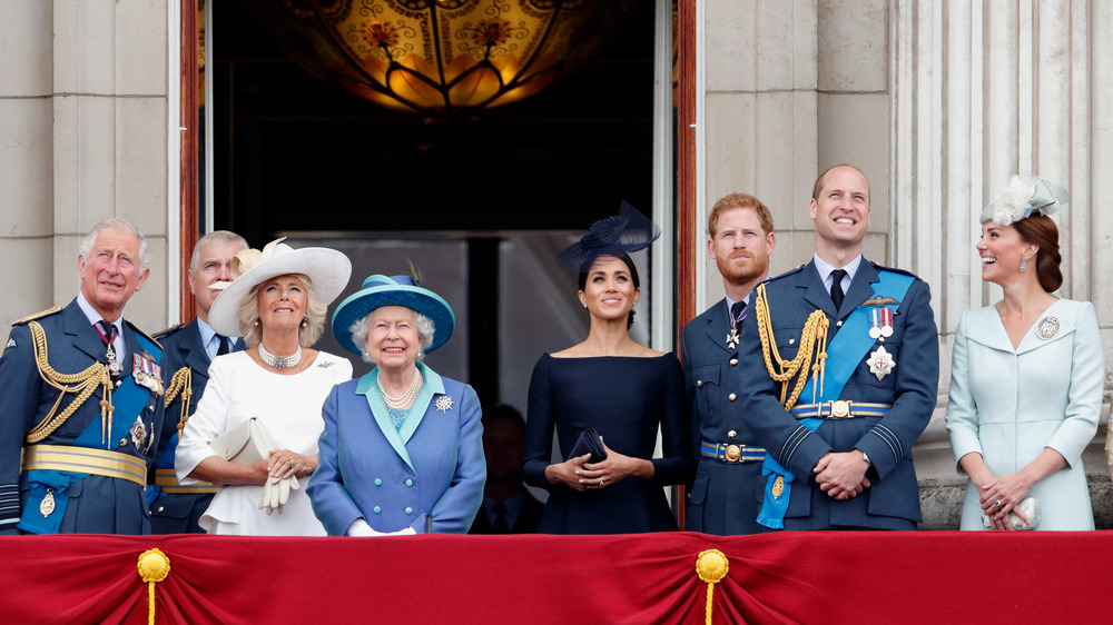 Royal Family watches ceremony