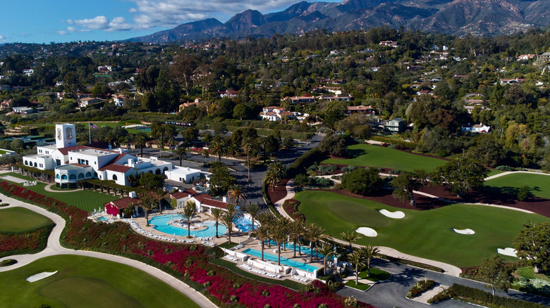 Overhead view of Montecito