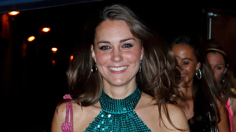 Young Kate Middleton smiling 