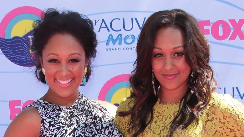 Tia and Tamera together smiling