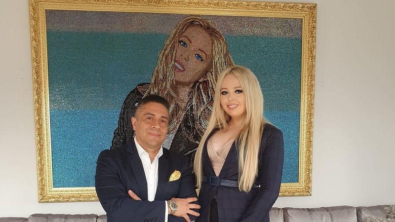 Tiffany Trump with her portrait