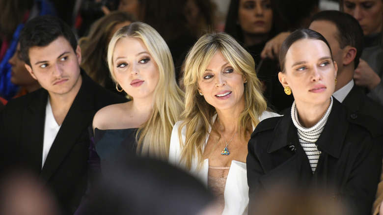 Tiffany Trump watching a fashion show