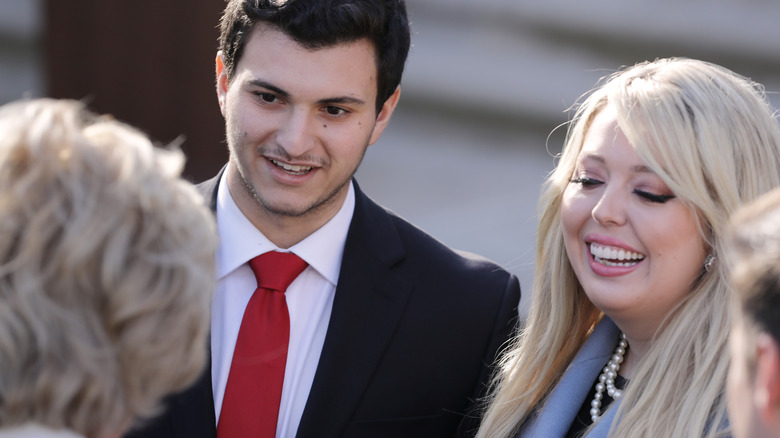 Michael Boulos and Tiffany Trump 