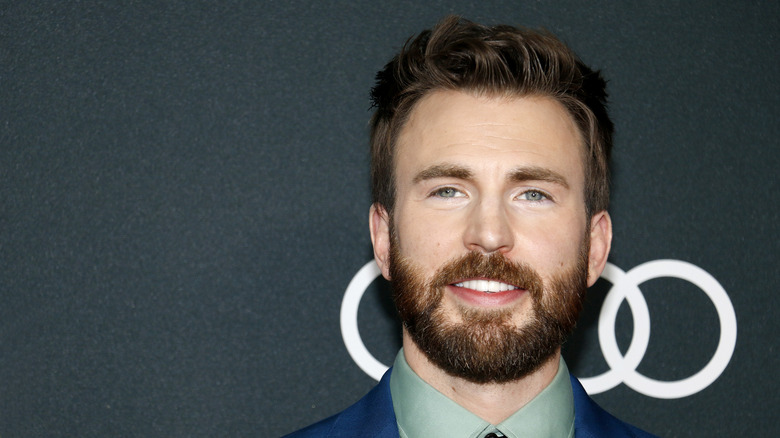 Chris Evans smiling 