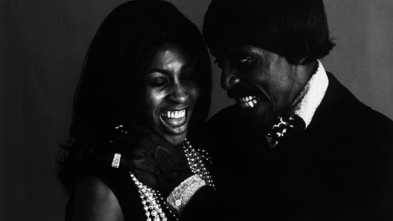 Tina and Ike Turner posing