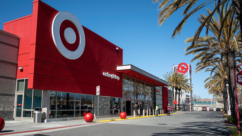 exterior shot of Target store