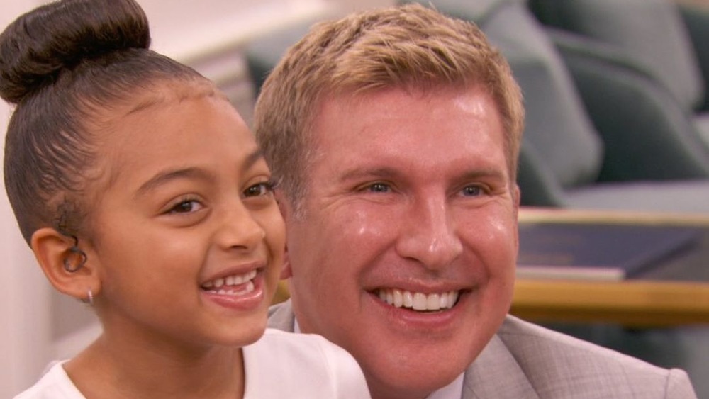 Todd and Chloe Chrisley smiling